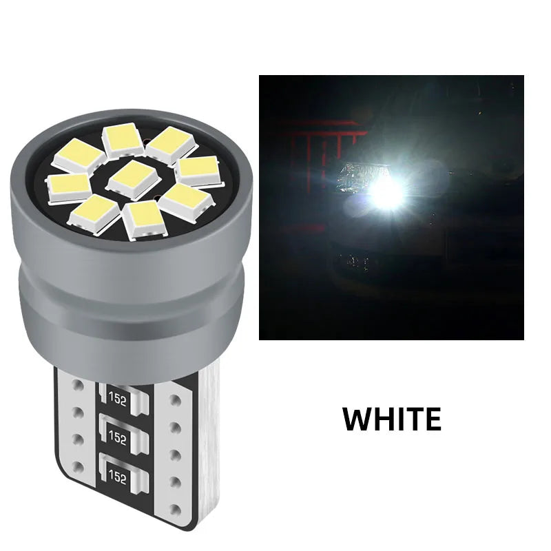 4pcs T10 W5W Canbus LED Bulb 194 168 5W5 Bulb 12V 2016 9SMD Car Clearance Interior Reading Parking Lights Dome Lamp No Error