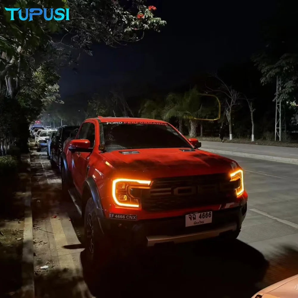DRL LED Boards For Ford Ranger T9 LED Or Matrix 2023 2024 LED Headlight Daytime Running Light XL/XLT Replace
