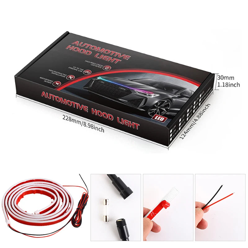 Scan Starting LED Car Hood Light Daytime Running Light Unive