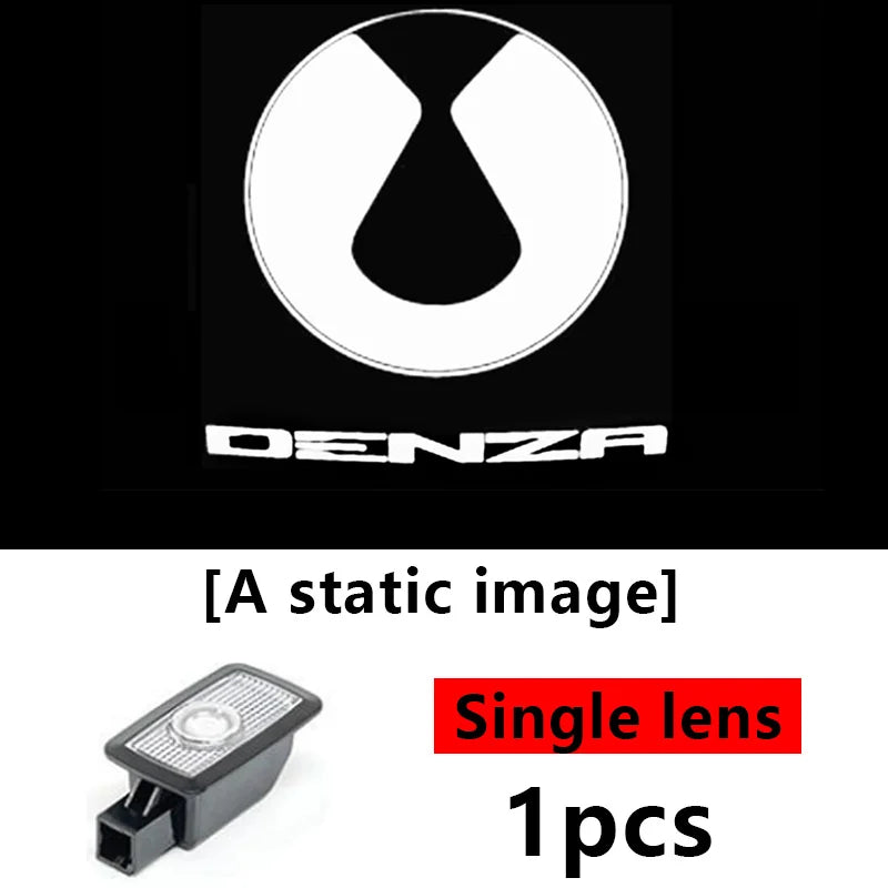 For BYD Denza B5 Denza B8 2024+ LED Door Welcome Lights Door Opening Projection Floor Light Ambient Lighting Car Accessories
