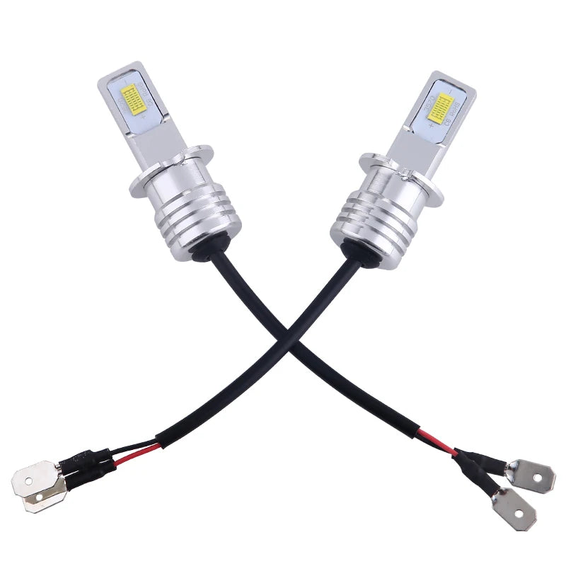 2Pcs H3 LED Headlight Bulb LED H3 Car Light Fog Lights1 1 Si
