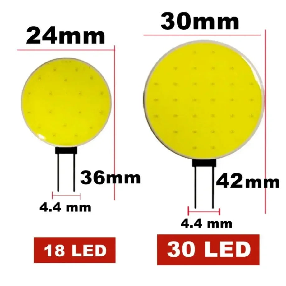 1-5pcs DC 12V G4 LED Chip COB Bulb 5W 7W LED Matrix Light Co