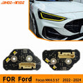 Headlight Daytime Running Light Chips Module Angel Eye Yellow Blue Red DRL LED Boards for Ford MK4