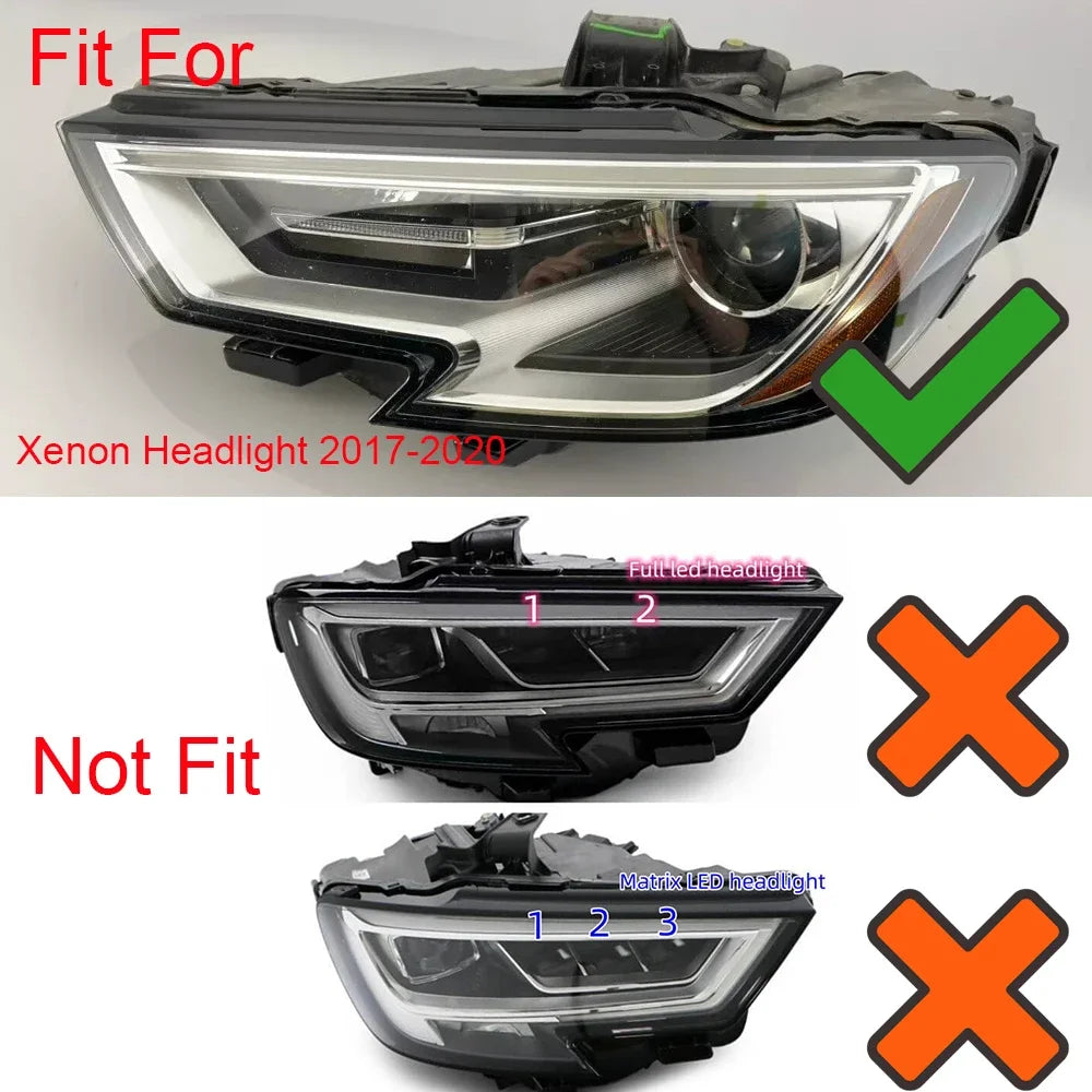 Xenon Headlight 90070223 for 2017 AUDI A3 Light source Daytime Running Light 8V0998473 8V0998474 LED Modules