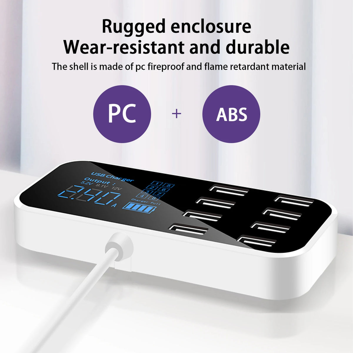 8 Ports USB Car Charger Fast Charging Phone Charger Multi US