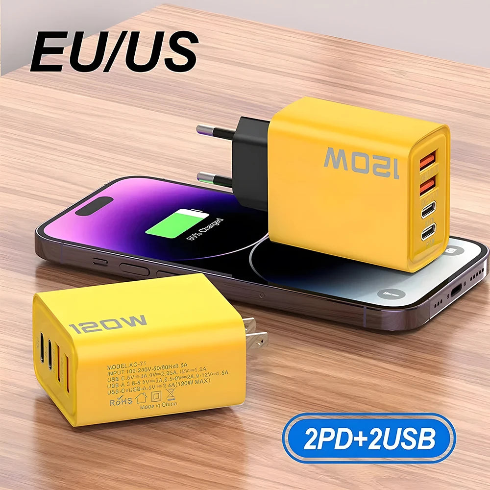 USB C PD Charger Quick Charge 3.0 Type C USB Phone Chargers 