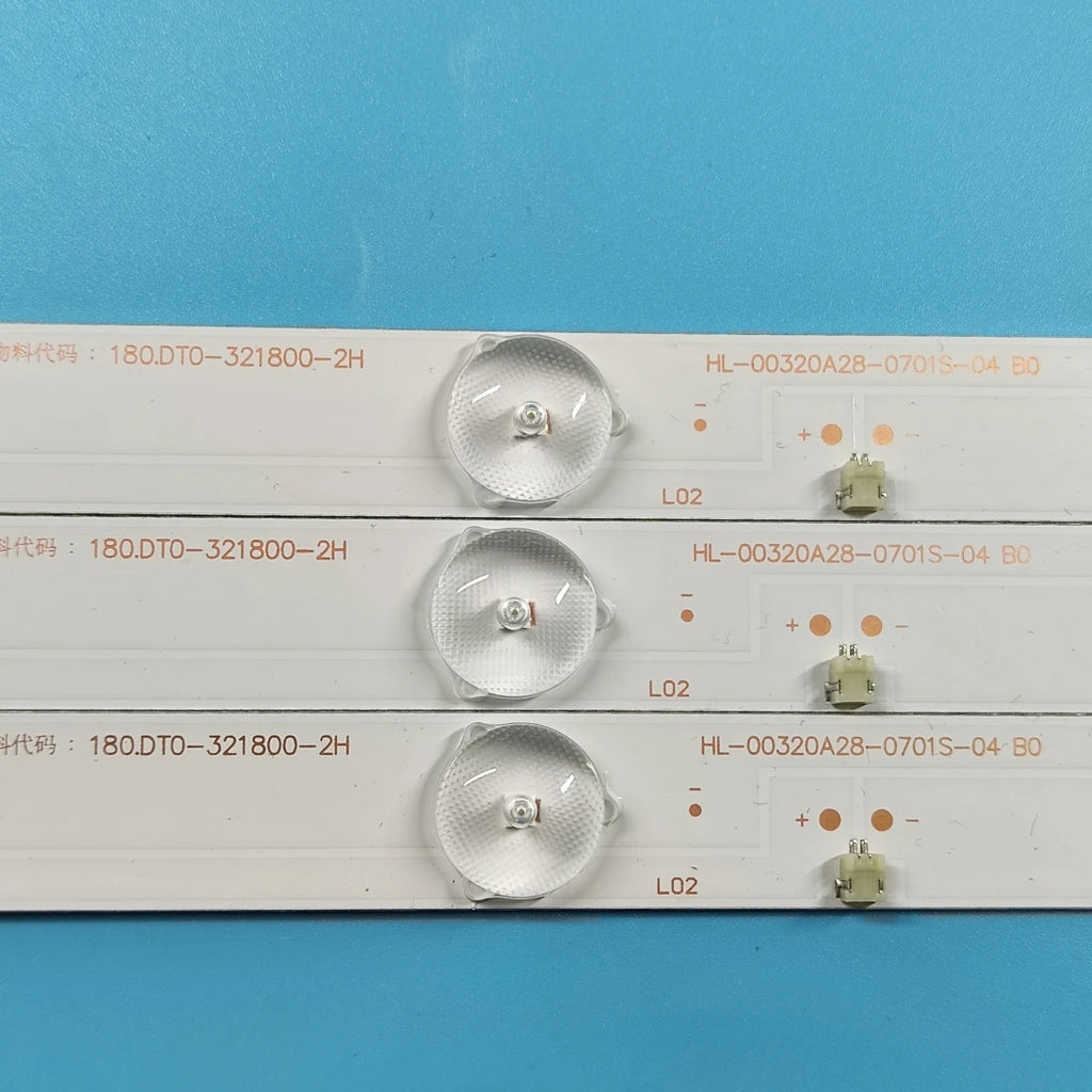 LED Backlight Strip for 598mm LED TV Bands 180.DT0-32D900-0H 180.DT0-321800-2H 32" TV's LED Bars Backlight
