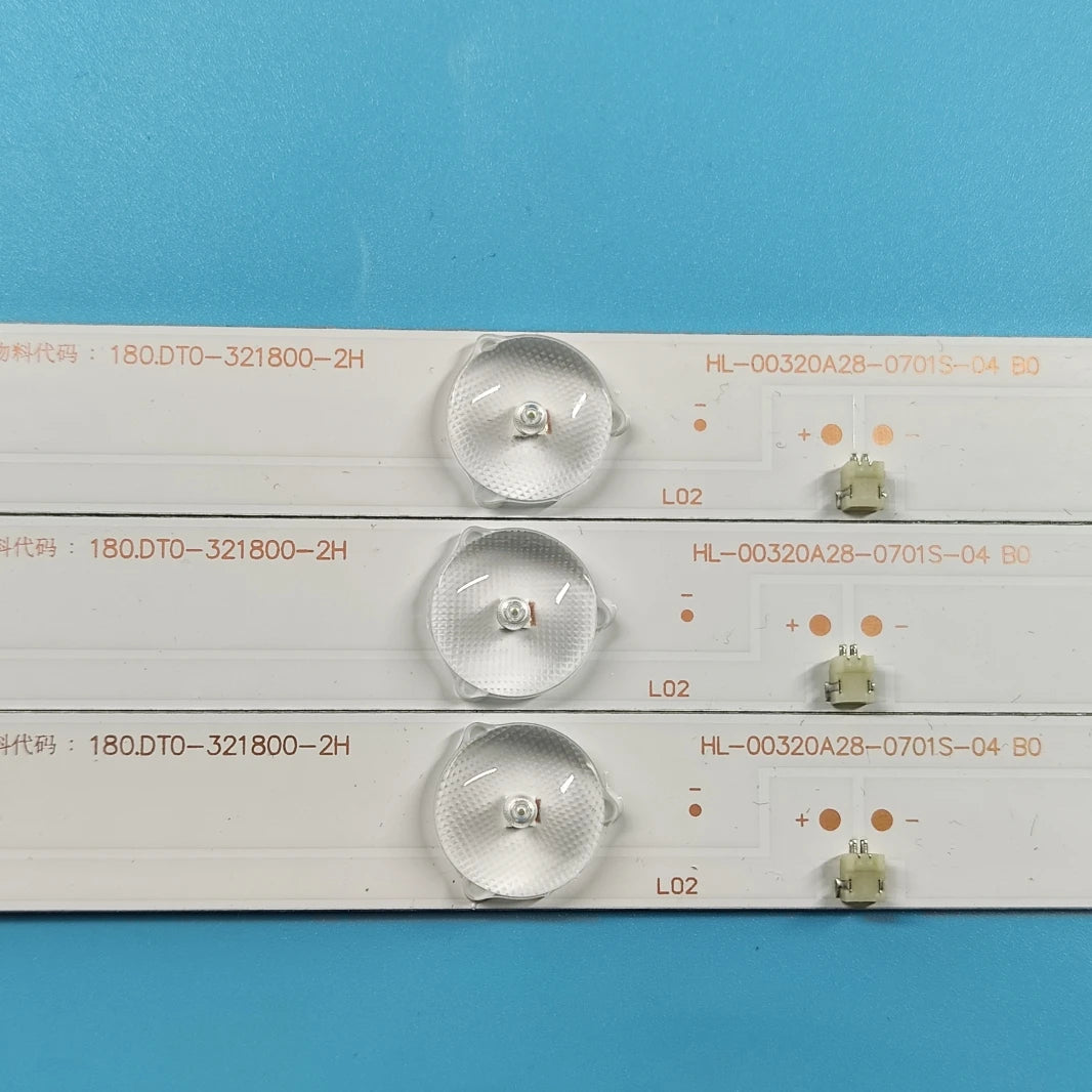 LED Backlight Strip for 598mm LED TV Bands 180.DT0-32D900-0H 180.DT0-321800-2H 32" TV's LED Bars Backlight