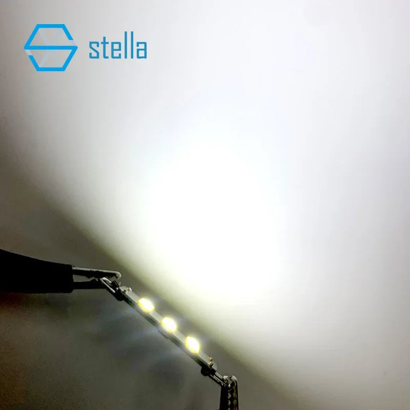 STELLA 2pcs LED Rigid Loop 44mm Festoon C5W Car Interior Bulbs 561 562 567 564 Doom Light Car Door Lights Trunk Lamp 6000k 12V