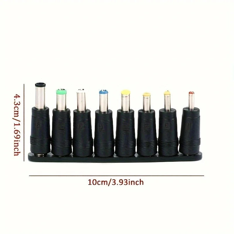 8Pcs AC DC 5.5X 2.1 MM Female Jack Plug Adapter Connectors T