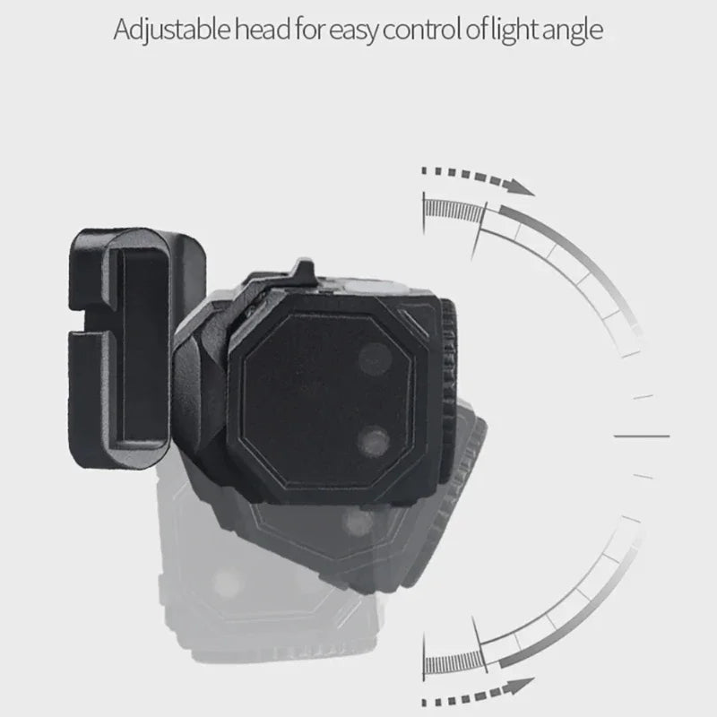 New Mini LED Headlamp Motion Sensor Camping Fishing Lantern 