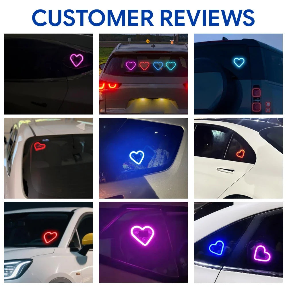 Heart Shape LED Light Solar-Powered Accent Ambient USB Charg