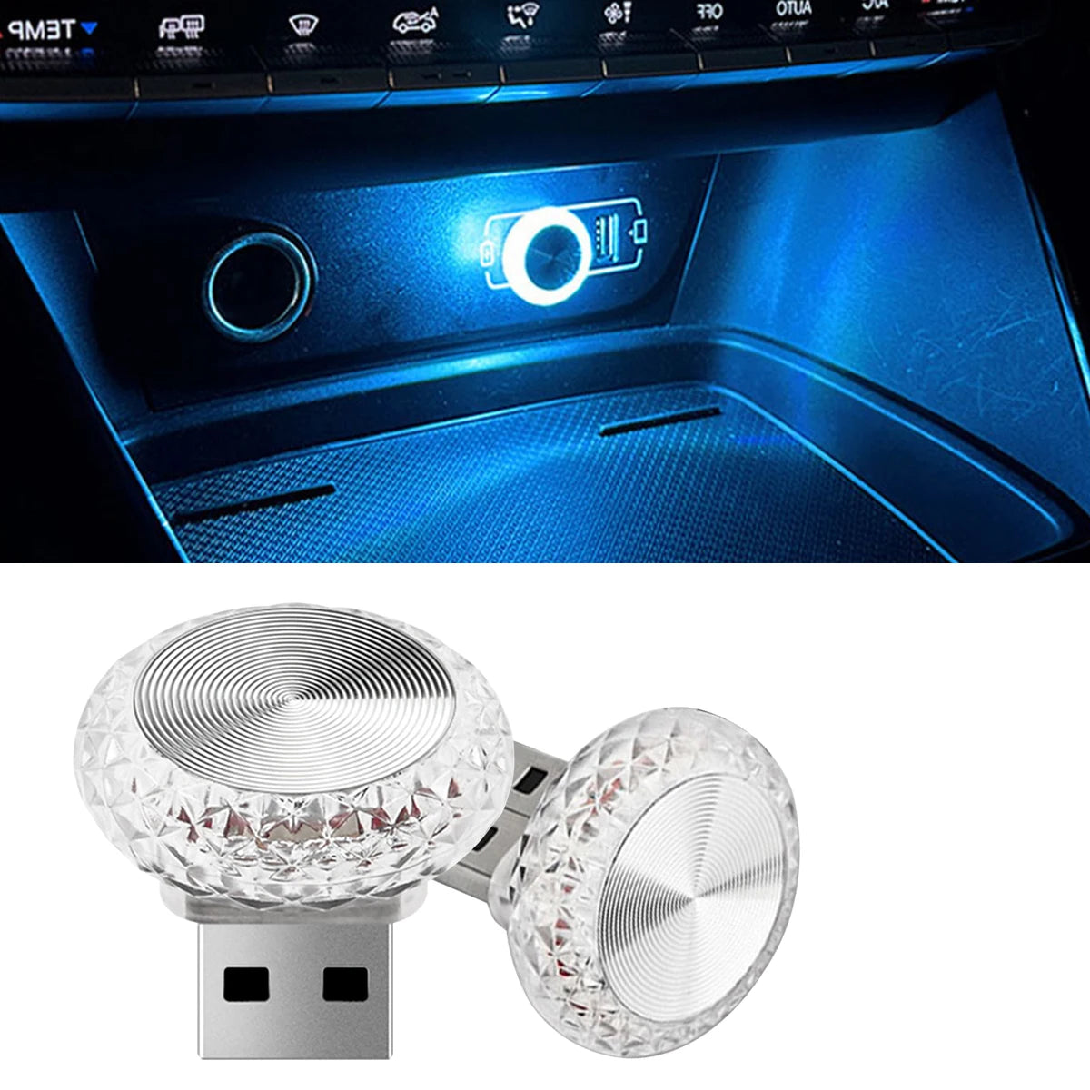 mini usb car ambient light Led Interior lights Decorative am