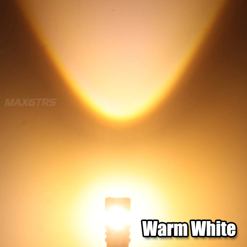 MAXGTRS 2Pcs T10 W5W LED Bulb Canbus No Error 194 168 LED Light XBD Chip Car Signal Lamp Interior Parking Position Lights White
