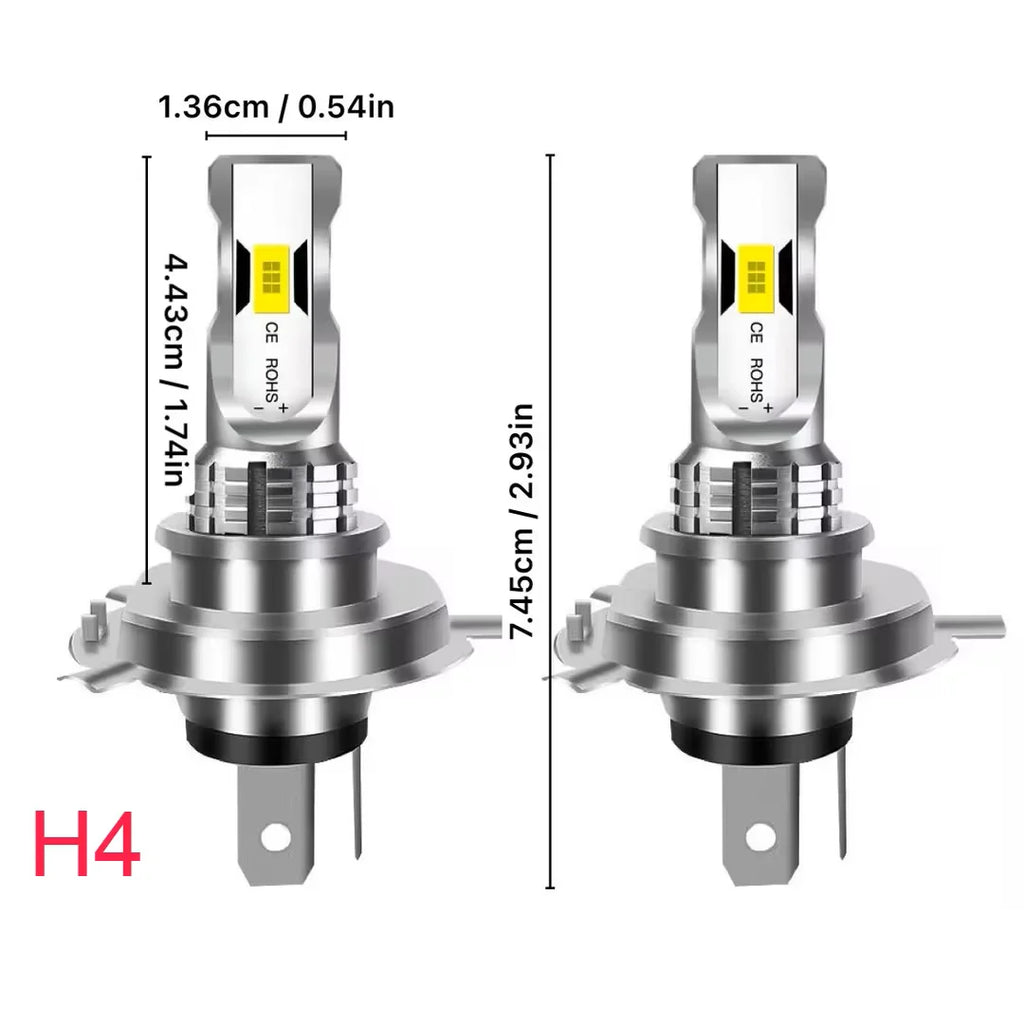 New 20000LM H7 LED Car Headlight Kit Mini Bulb 100W H1 H3 H4 For Car Headlamp Auto Fog Lamps H7 Led Turbo Automobile 12V 24V G3