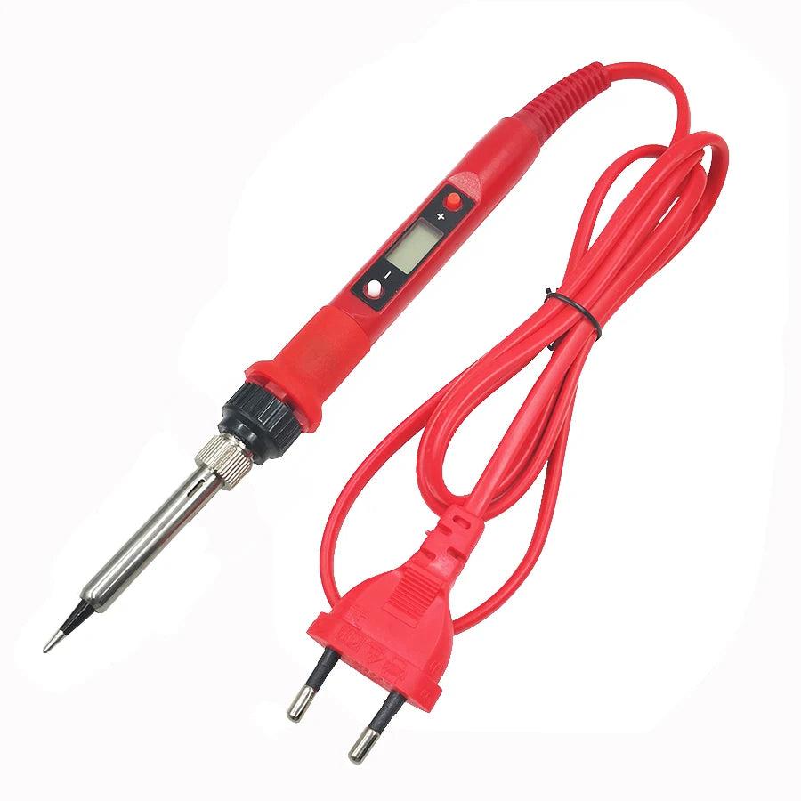 80W Digital Electric Soldering Iron Set Kit 220V 110V Temper