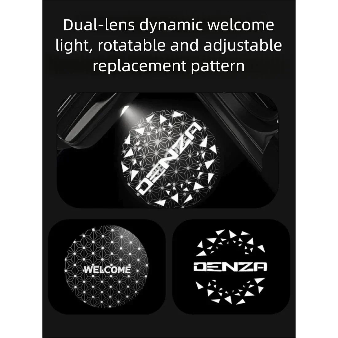 For BYD Denza B5 Denza B8 2024+ LED Door Welcome Lights Door
