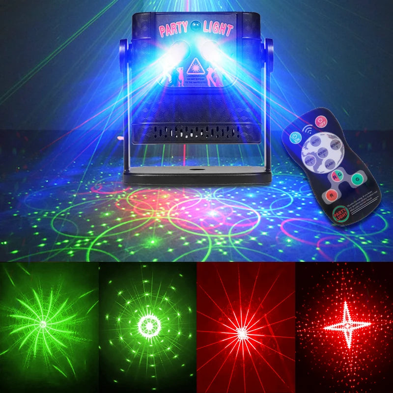 Mini 60 Patterns Projector Party Dj lighs Disco Car Effect R