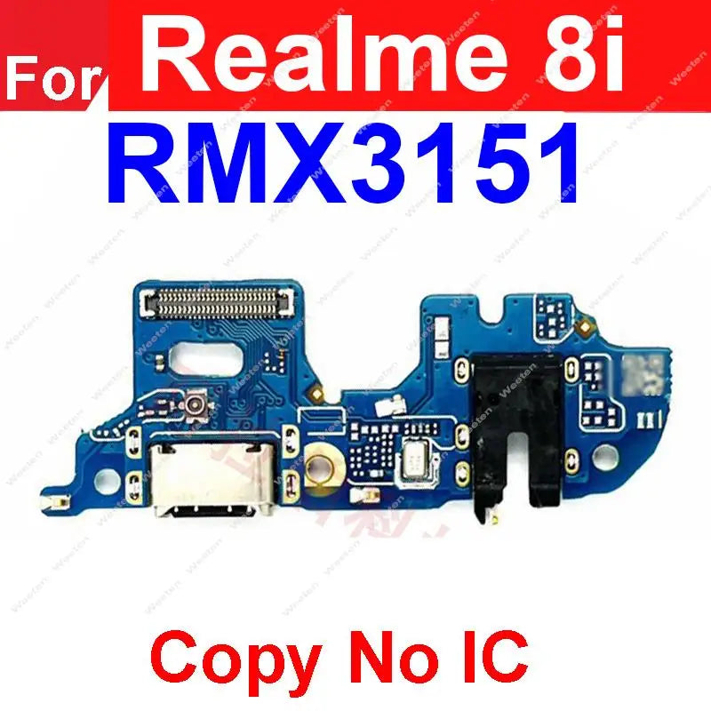 USB Charger Board Dock For Realme 8 8i 8S 4G 5G USB Charging Jack Port Connector Board Replacement Parts
