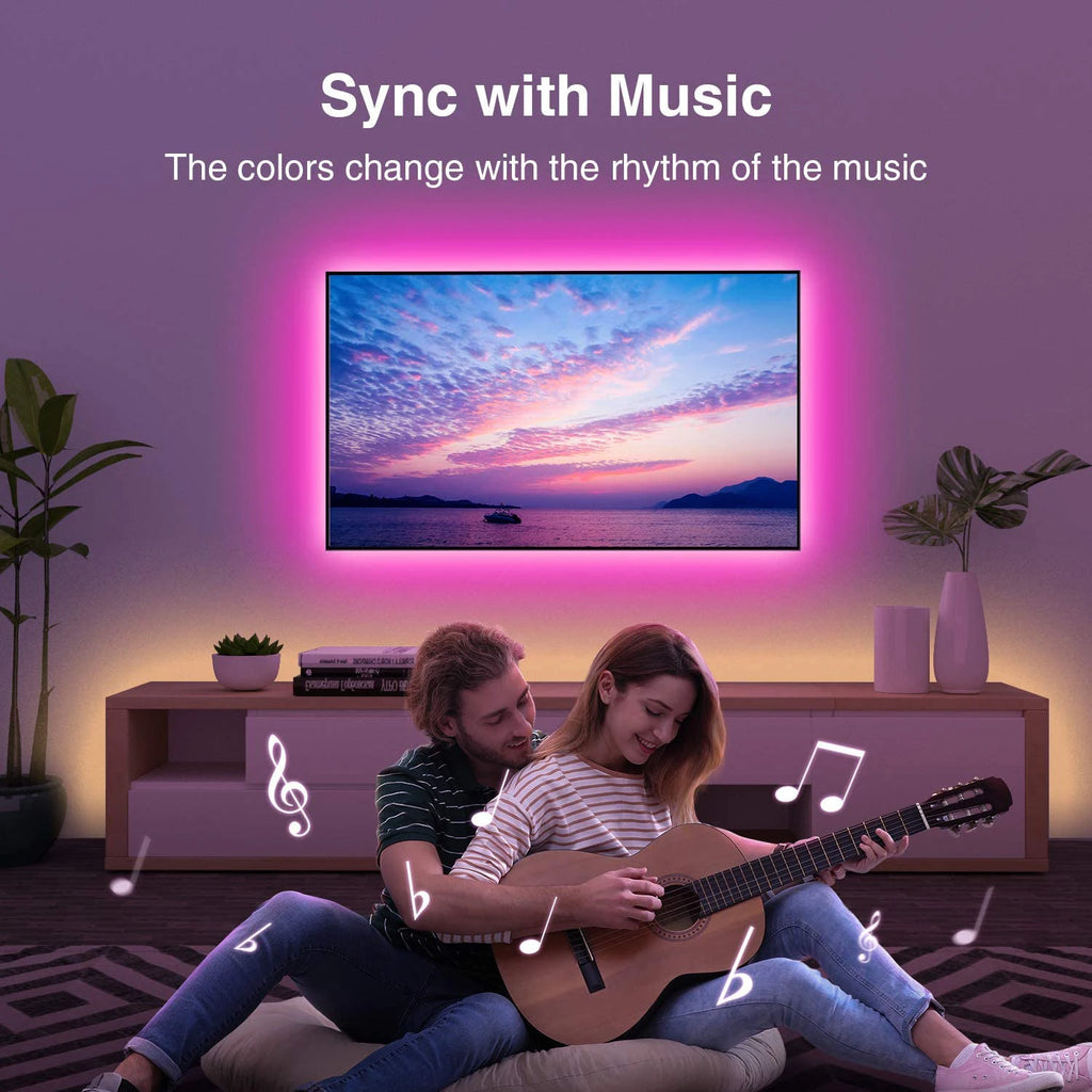 RGB Led Strip Lights Music Sync Led Lights for TV USB 5V Led