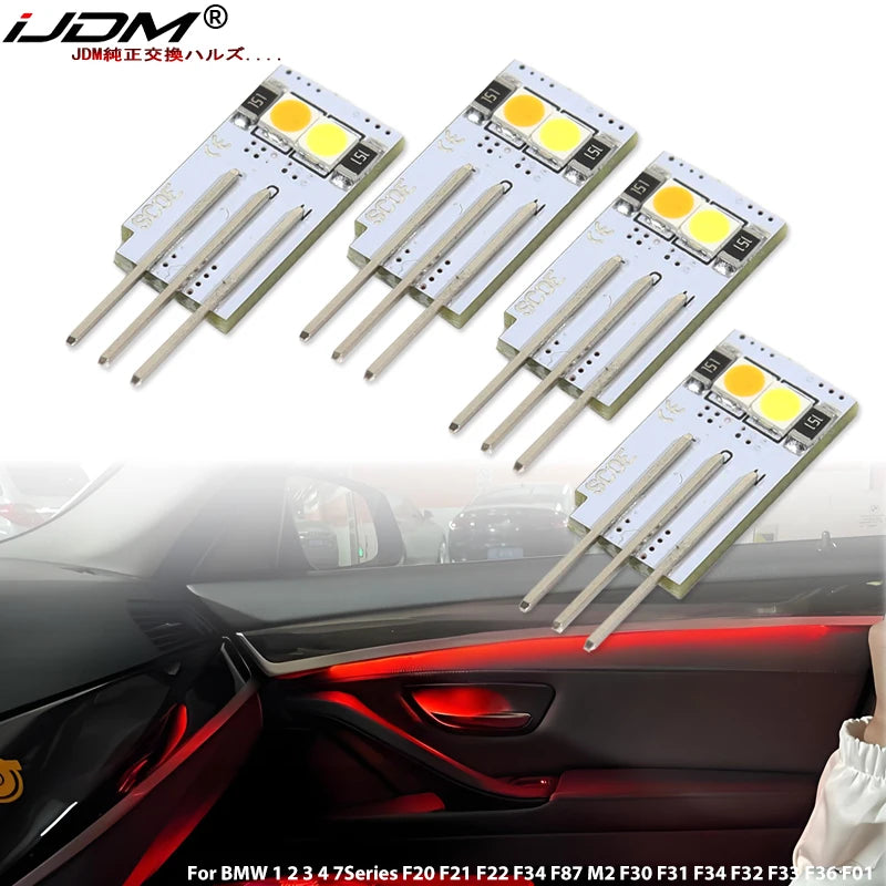 Upgraded Door Panel Ambient Lighting For BMW F30 F31 F34 F32