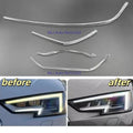 LED headlight daytime running light light guide DRL running light tube strip for Audi A4 A4L B9 S4 2017-2019