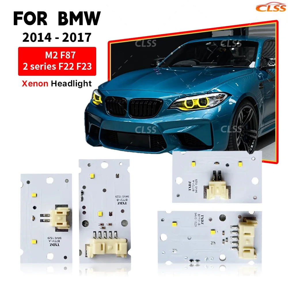 Angel Eyes DRL Board Daylight For BMW 2 Series F87 M2 F22 F23 220i 228i M240i 2014-2017 Xenon Headlight
