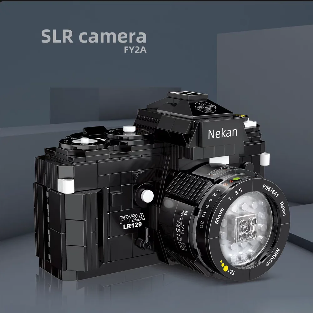 KNEW BUILT Classic Digital Camera Model Mini Brick Toys for 