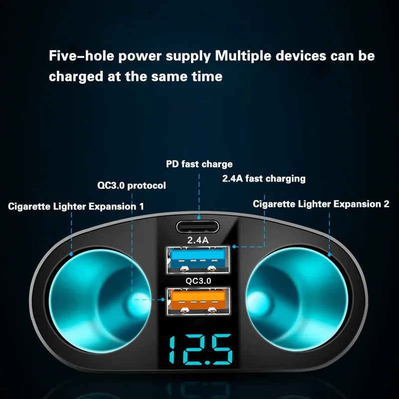 Multiple Devices Can Be Charged at the Same Time with Digita