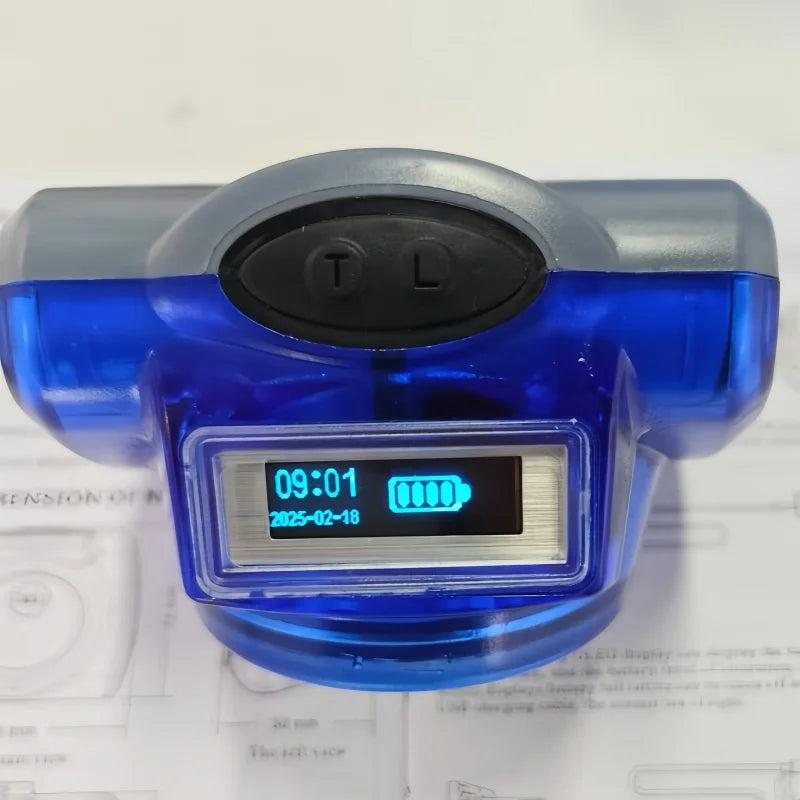 2 18650 7000mah Ip68 Mining Lamp Explosion-proof Headlight H