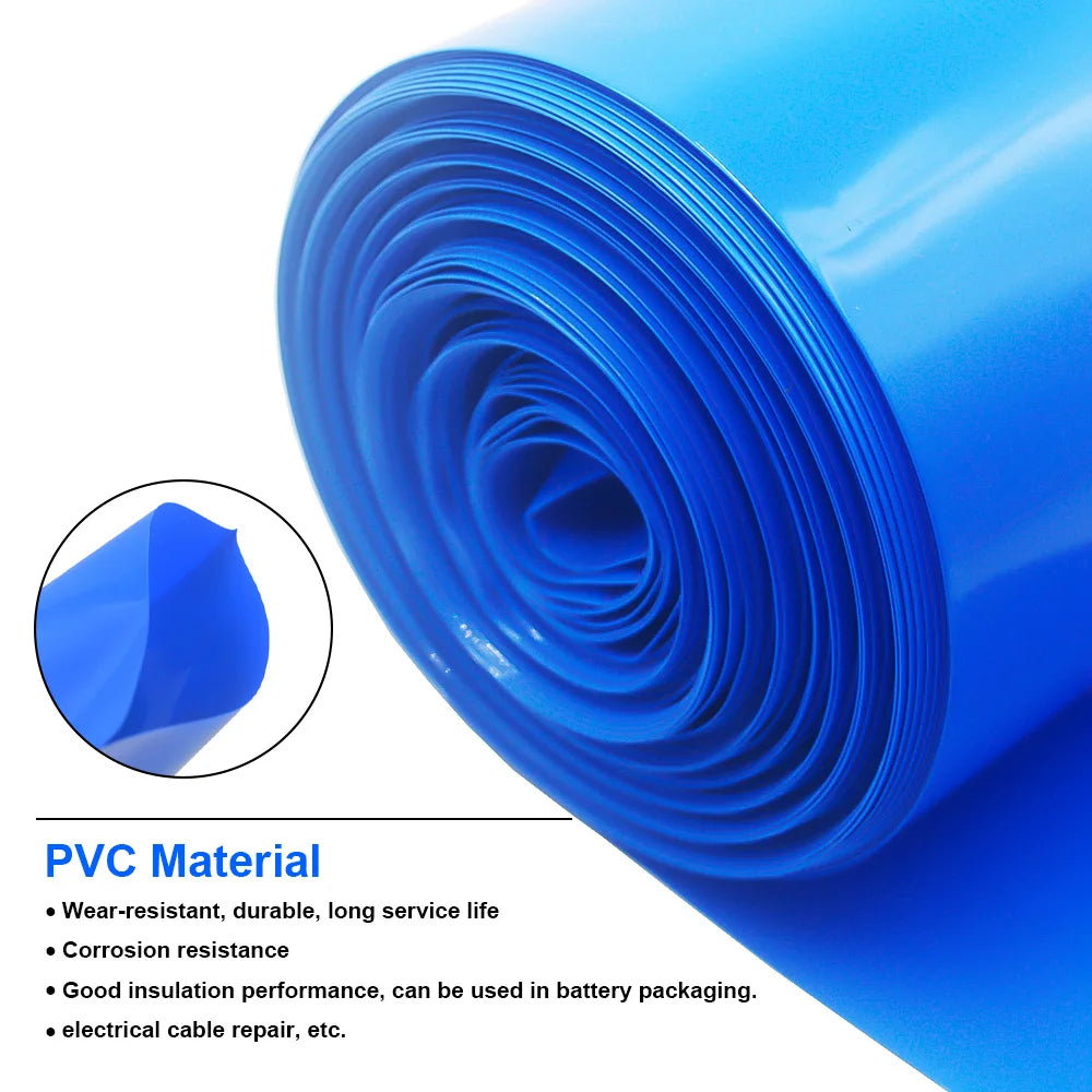 1Meter PVC Of 18650 Battery Packs Cable Sleeve Multi Size He