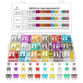 180Pcs Fuse Kit Car Fuses Assortment Kit Blade Automotive Fuses 3 Sizes Replacement Fuses for Auto RV Truck Motorcycle Boat