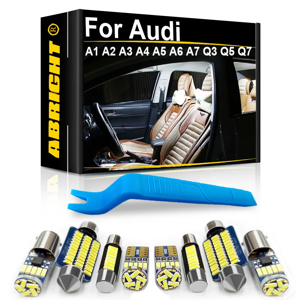 Car LED Interior Light Canbus For Audi A3 8P 8V 8L A4 B5 B6 