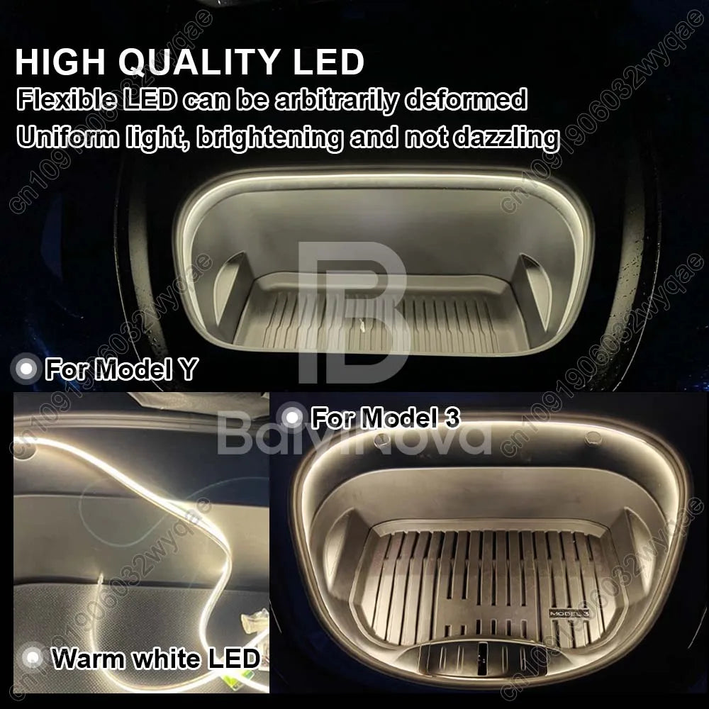For Tesla Model 3 2021-2023 Front Trunk Ambient Light Model 