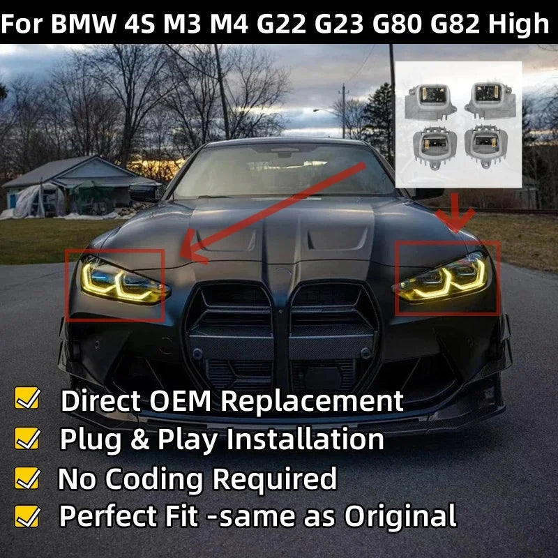 DRL LED Modules Board Set 9851047 for BMW G23 G80 G22