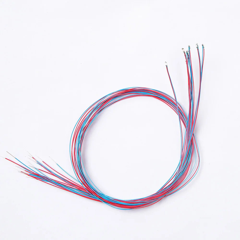 5PCS 3V LED 0402 0603 SMD Lamp Wired Chip 30cm Model Toys Ra