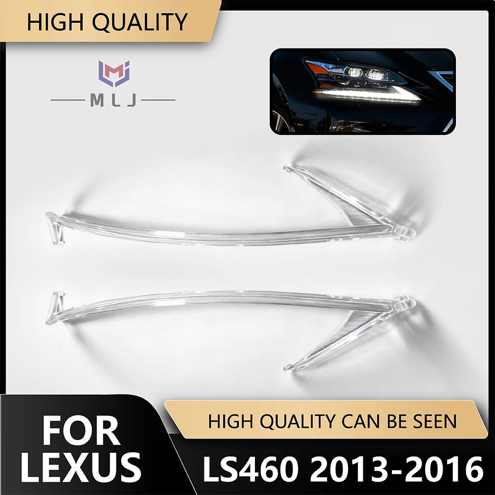 DRL Light Guide Tube For Lexus LS460 2013-2016 Headlight Daytime Running Light Angel Eye Replacement Tube for