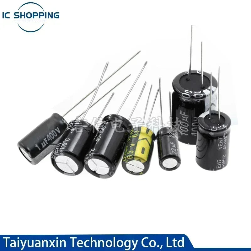 100V 160V 200V 250V 400V 450V Aluminum Electrolytic Capacito