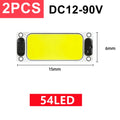 2PCS/Pack LED Car with Switch Reading Night Light 12-90V Interior Light Ceiling Lamp with On Off for Van Lorry Truck Camper Boat