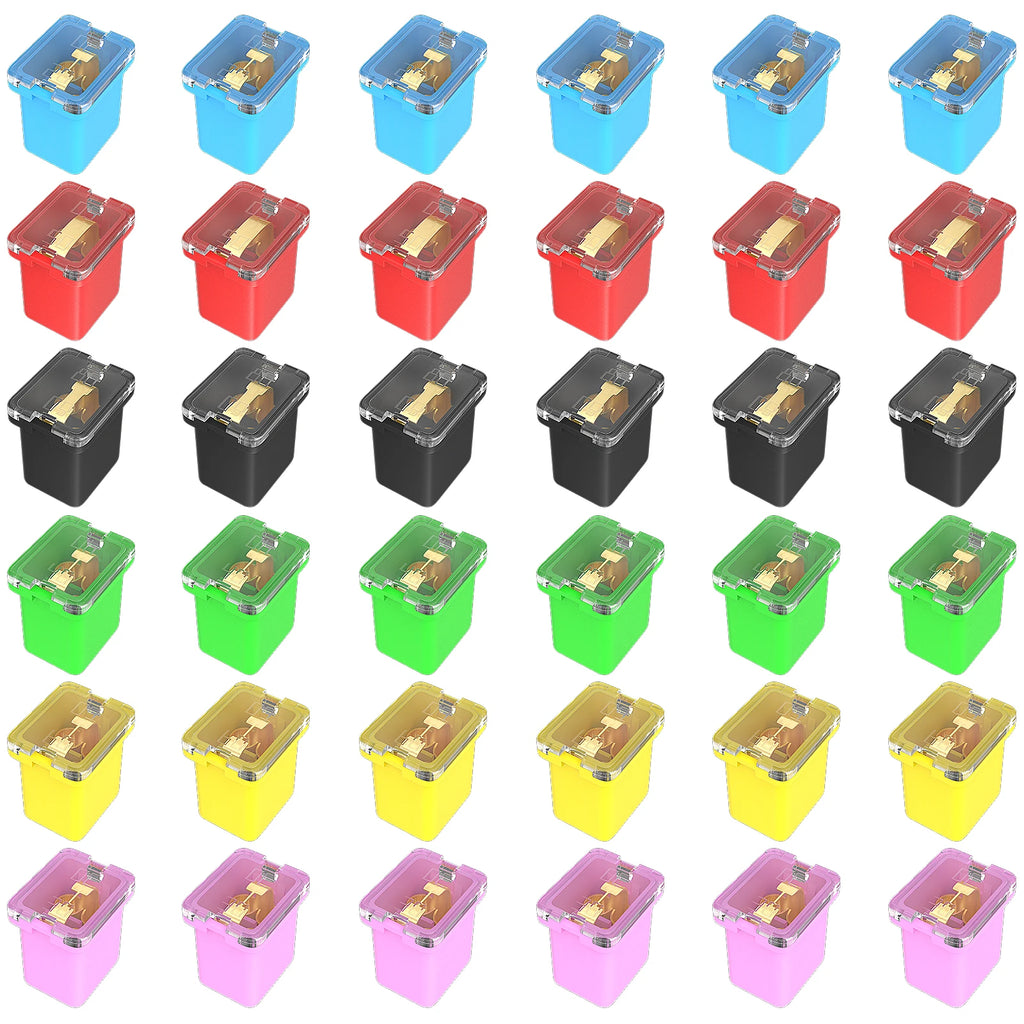 DaierTek 36PCS Jcase Fuse Assortment Kit Automotive Low Prof