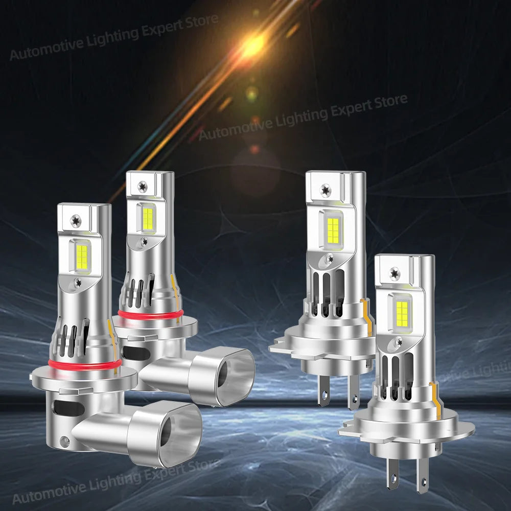 2/4Pcs LED Headlight Bulbs 180W Turbo Fan Car lamp For VOLVO V70 Mk II 285 2000-2007 2003 2004 2005 2006