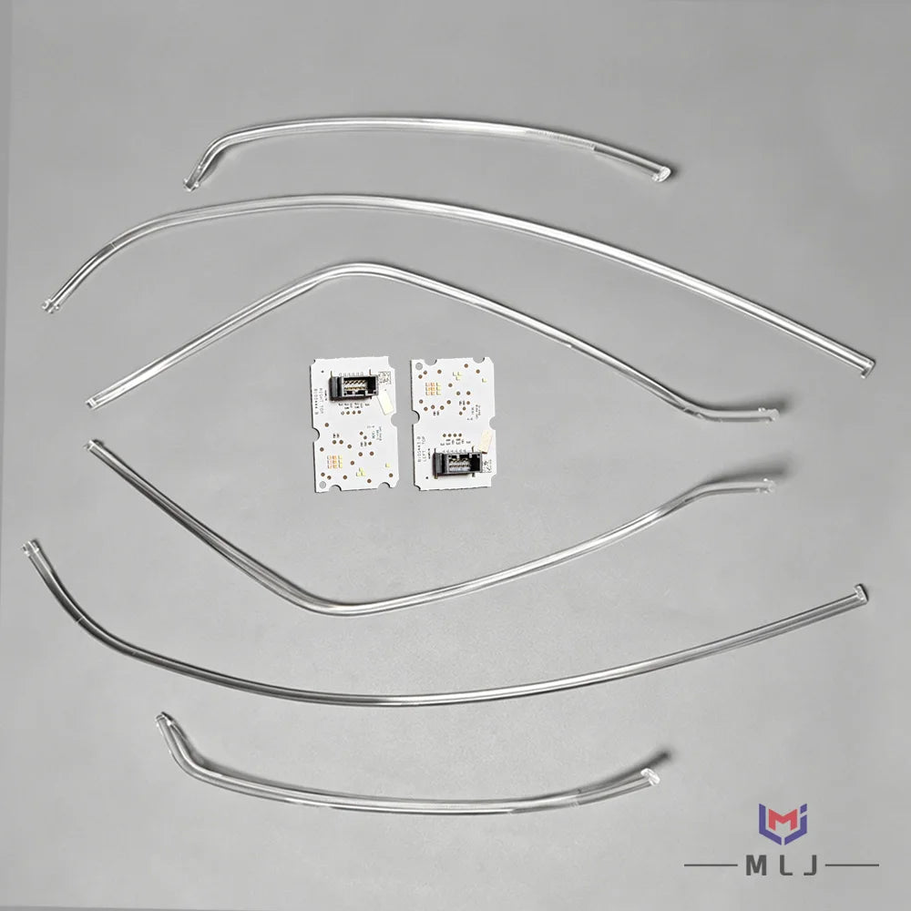 Headlight DRL LED Board Opposite Direction Plug Light Guide Strips For Renault Megane IV High Spec 2018-2020