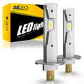 AILEO 2Pcs 200W 10000LM H1 LED Lights 6000K Headlight Bulb M