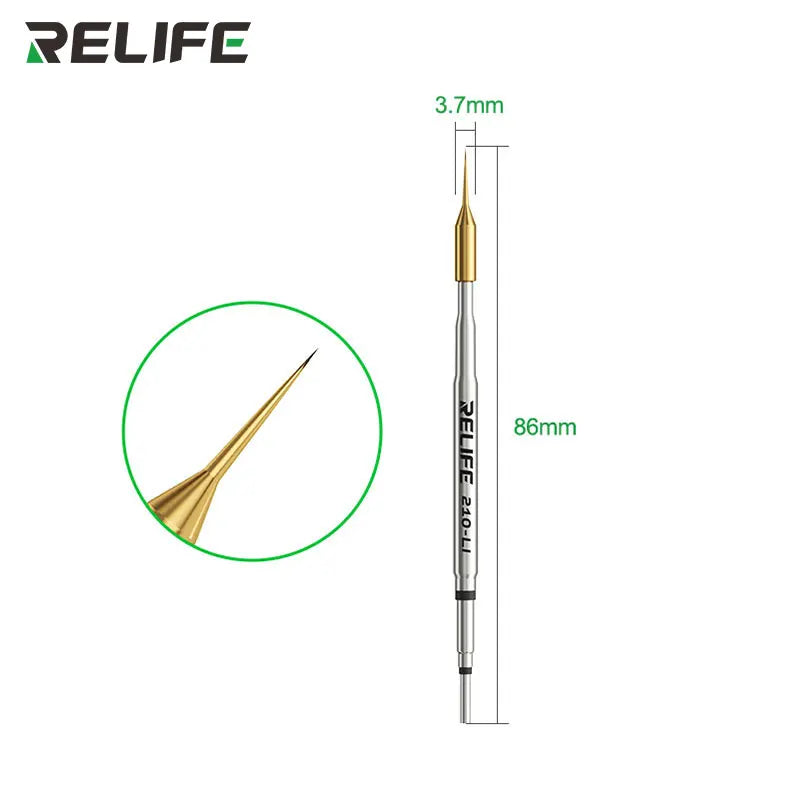 RELIFE 210-LI 0.1mm Ultra-Fine Soldering Iron Tip Special Pu