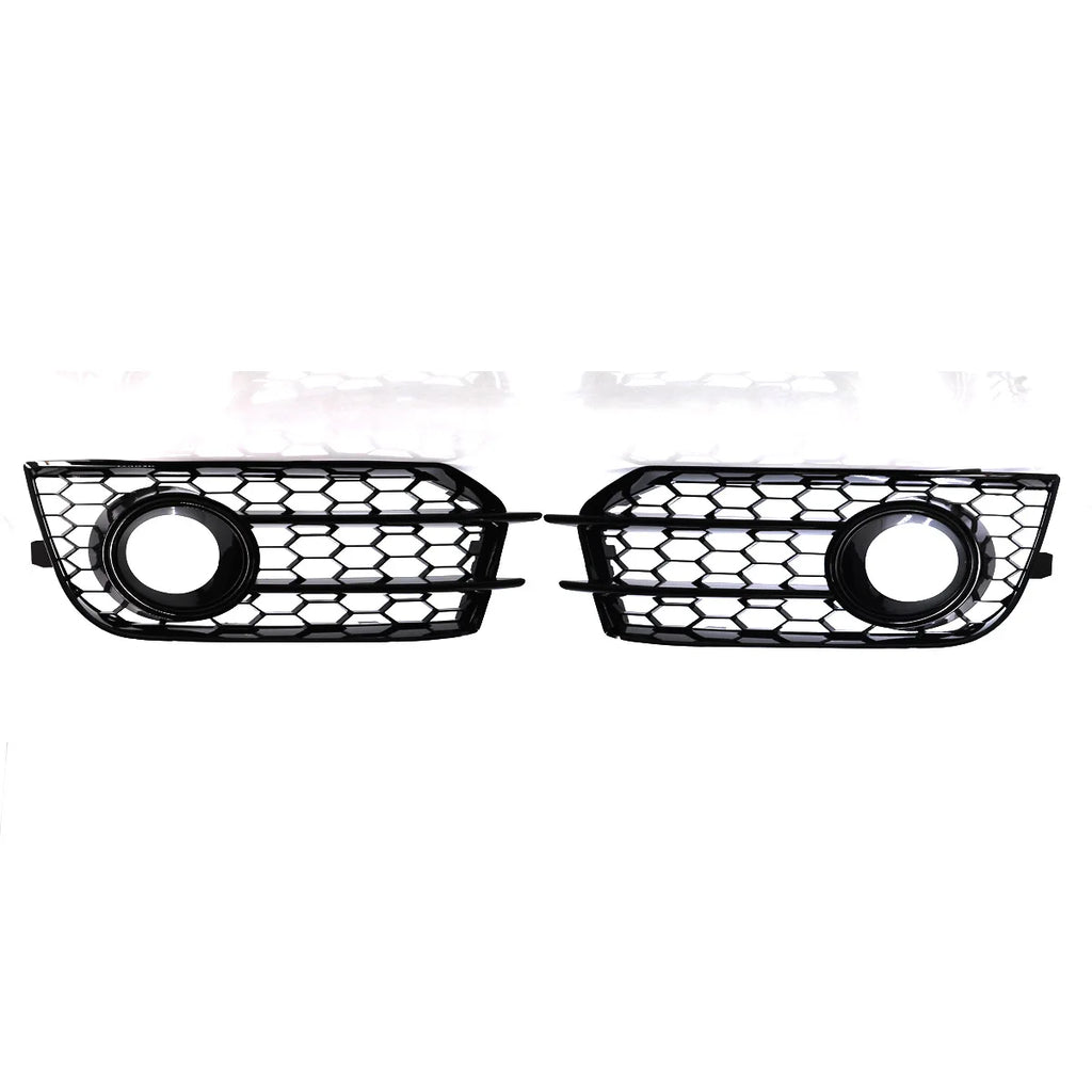 Lamp Grille For Audi A1 2011 2012 2013 2014 Fog light Garnish Hood Car Accessories