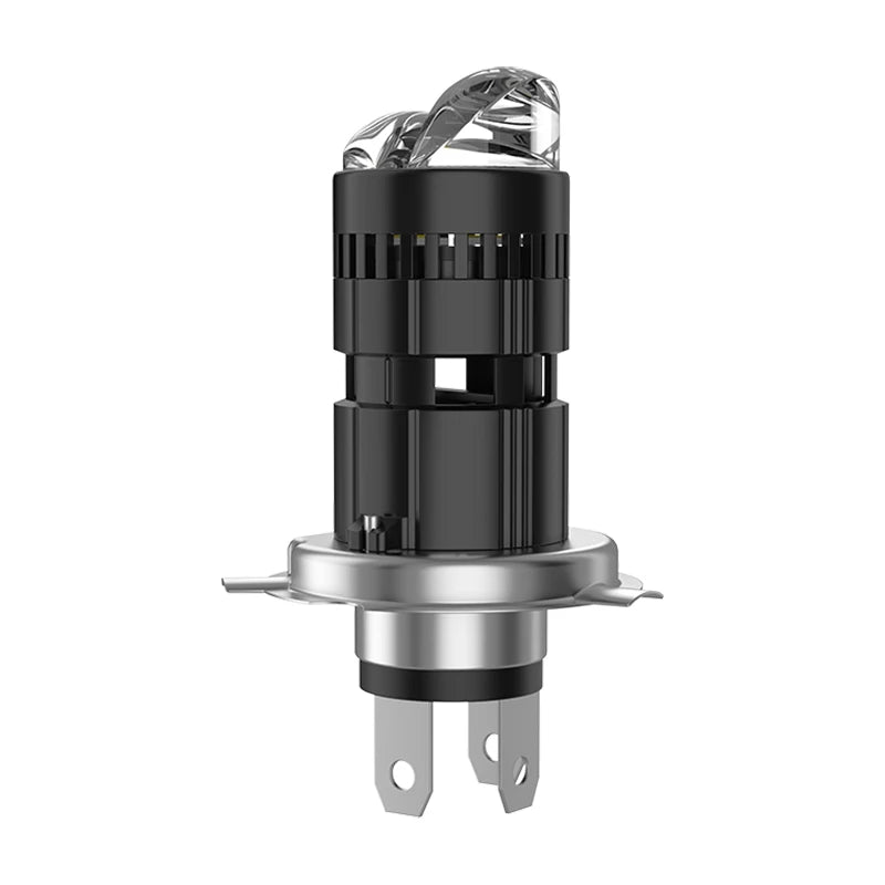 Bullvision H4 Bi Mini LED Projector Lens Car Bulb Auto Headlight Turbo Lamps Plug&Play Dual CSP Motorcycle High Low Beam 12V 24V