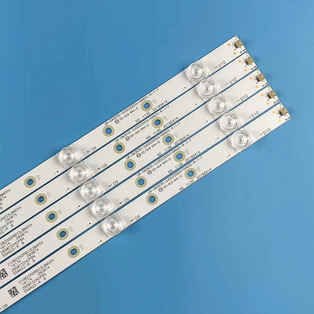 LED Backlight Strip for Philips 55PUS7334 55PUS7354 55PUS7855/12 LB-GM3030-GJ0D22555X10PC09-T - Replacement