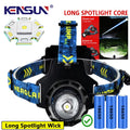Headlamp Upgraded Version 4 Cores Super Long Range Powerful 