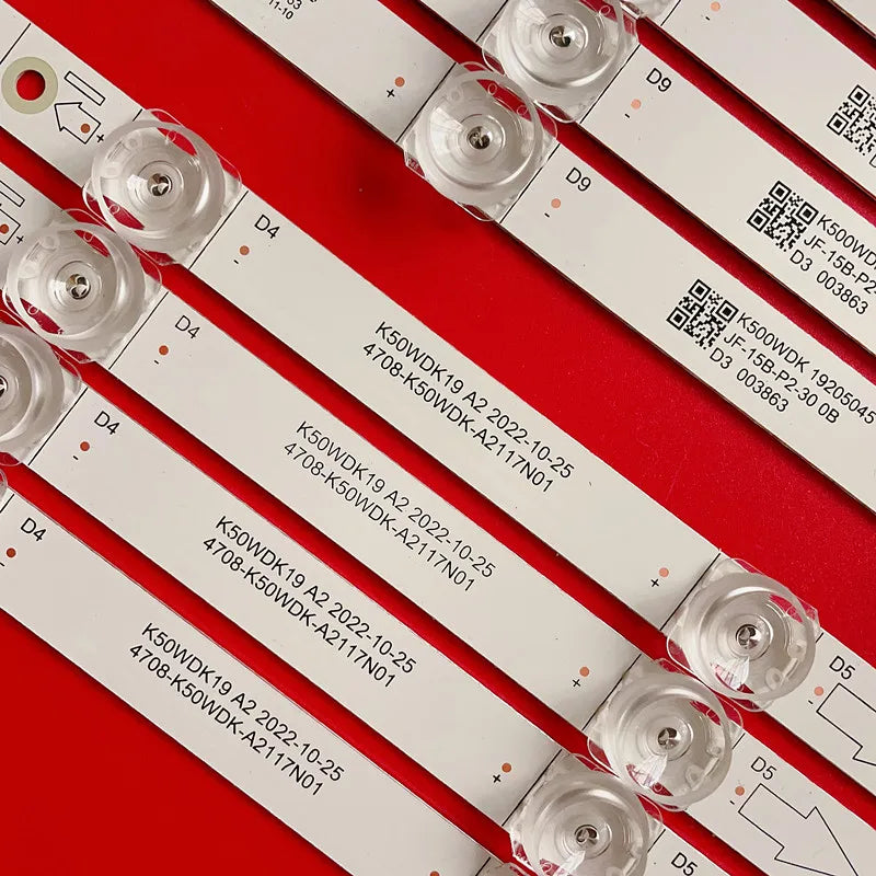 LED Backlight Strip for 8pcs/set LED strip 4708-K50WDK-A2117N01 K50WDK19 A2 for L50M5-RK 940mm 3v