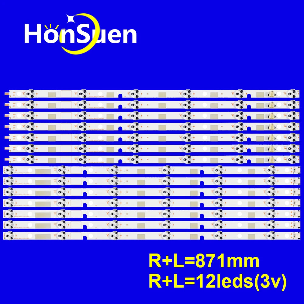 LED Backlight Strip for Kit 14 PCS LED backlight strip for SO NY Toshiba 42" TV 42L7453D SVT420A81 REV03 R L